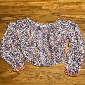 Poupette St. Barth top floral long sleeve medium